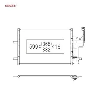 Радіатор кондиціонера KOYORAD CD060531