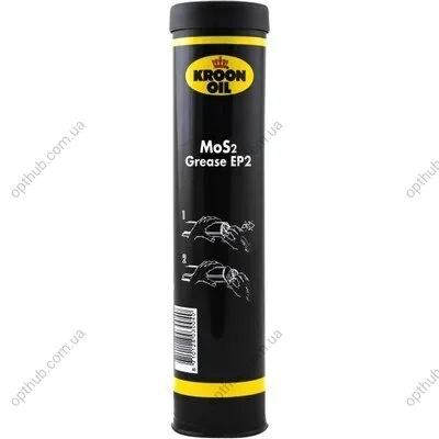 Змазка MOS2 GREASE EP 2 400г КОНСИСТ СМАЗКА (ШРУС) MOS2 GREASE EP 2 0.4L, MOS2- 3%, NLGI 2 KLASSE, DIN 5 KROON OIL 03006 (фото 1)