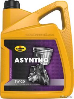 Олива моторна ASYNTHO 5W-30 5л СИНТ ASYNTHO 5W-30 5L (API SN/CF; ACEA A3/B4; BMW LONGLIFE-01; GM LL-A-02 KROON OIL 20029