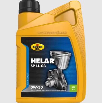 Олива моторна HELAR SP 0W-30 1л СИНТ HELAR SP 0W30 1L (ACEA A1/B1, A5/B5, VW 503.00/506.00/506.01) KROON OIL 31071
