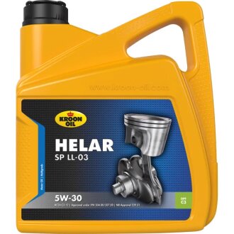 Олива моторна HELAR SP 5W-30 LL-03 4л СИНТ HELAR SP 5W-30 4*4L (ACEA A3/B4, VW 504.00/507.00, MB 229.51, KROON OIL 32303