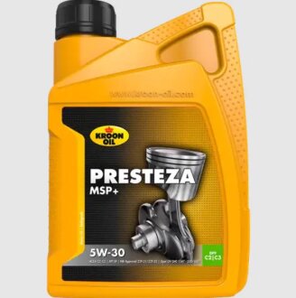 Олива моторна PRESTEZA MSP 5W-30 1л МАСЛО МОТ СИНТ PRESTEZA MSP 5W30 1L / ACEA C3/API SN/MB 229.51/VW 50 KROON OIL 33228