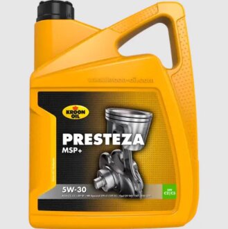 Олива моторна PRESTEZA MSP 5W-30 5л МАСЛО МОТ СИНТ PRESTEZA MSP 5W30 5L / ACEA C3/API SN/MB 229.51/VW 50 KROON OIL 33229
