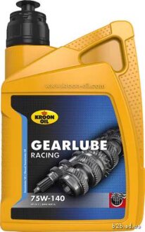 Олива трансмісійна GEARLUBE RACING 75W-140 1л ТРАНСМИС СИНТ GEARLUBE RACING 75W140 1L / API GL-5; BMW MS KROON OIL 33720