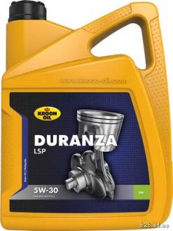 Олива моторна DURANZA LSP 5W-30 5л СИНТ DURANZA LSP 5W-30 5L (ACEA A5/B5, FORD WSSM2C913-C) KROON OIL 34203