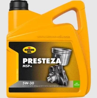 Масло моторное PRESTEZA MSP 5W-30 4л МАСЛО МОТ СИНТ PRESTEZA MSP 5W30 4*4L / ACEA C3/API SN/MB 229.51/VW KROON OIL 35137