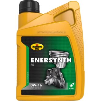 Олива моторна Enersynth FE 0W-16 1л 1 L BOTTLE KROON-OIL ENERSYNTH FE 0W-16 -ua KROON OIL 36734