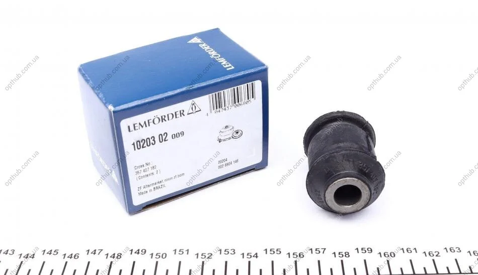 Сайлентблок важеля AUDI/FORD/SEAT/SKODA/VW A1/A3/FIESTA VI/TRANSIT/CORDOBA/IBIZA(I-IV)/LEON/TOLEDO(I- LEMFORDER 10203 02 (фото 1)