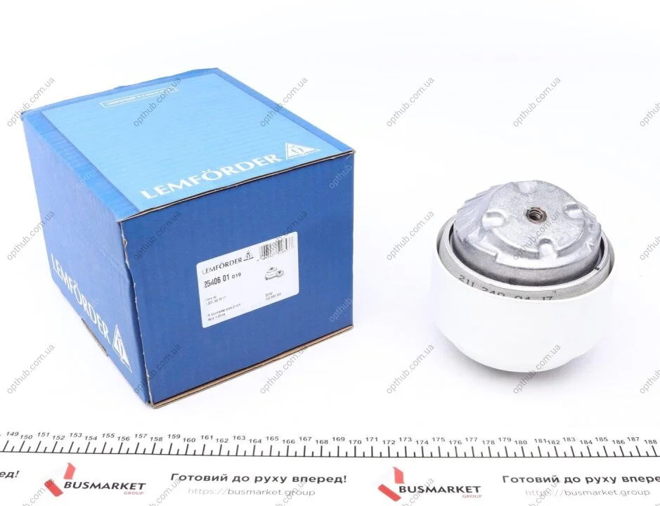 Опора двигуна гумометалева MERCEDES C (W202/W203) 93-02/E (W210/W211) 95-08 FRONT L/R -ua LEMFORDER 25406 01 (фото 1)