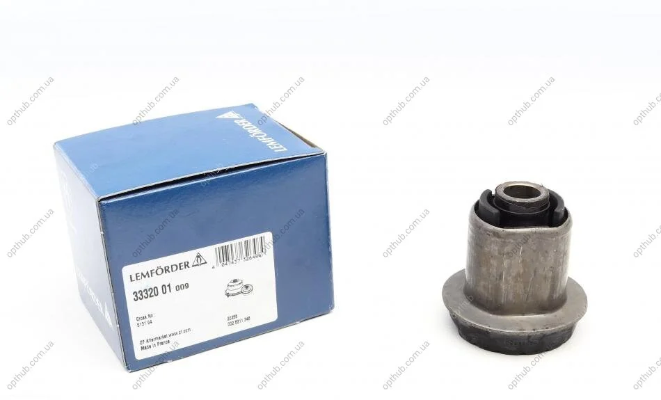 Втулка балки PEUGEOT задн. вісь (Вир-во Lemferder) LEMFORDER 33320 01 (фото 1)