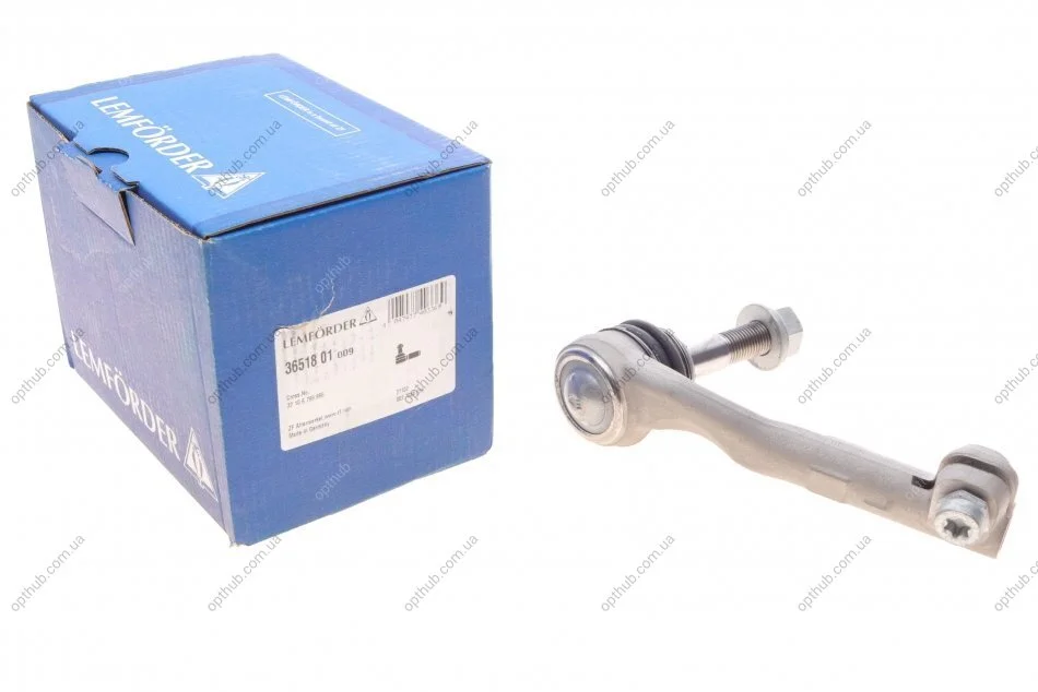 Наконечник рульової тяги BMW: 1 (F20), 3 (F30), 3 TOURING (F31) -ua LEMFORDER 36518 01 (фото 1)