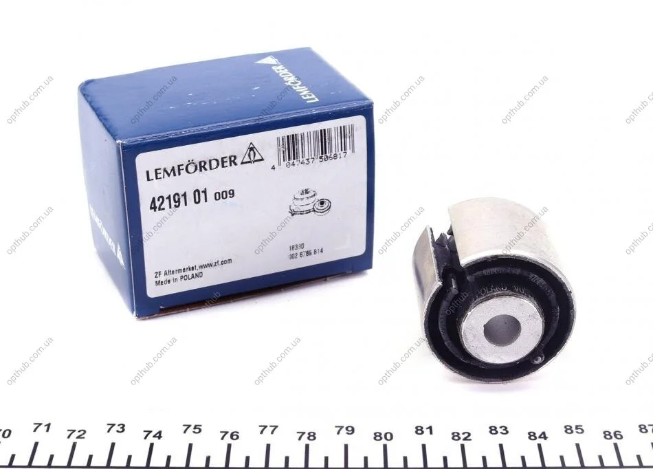 Сайлентблок рычага AUDI A4 (8W2/8W5)/Q5 (FY) 05/15=> REAR L/R LEMFORDER 42191 01 (фото 1)