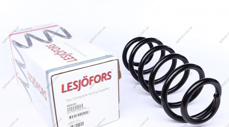 Пружина (передня) Audi A6 2.4-3.0 quattro 97-05 (седан/універсал) (opt-om) LESJOFORS 4004255 (фото 1)
