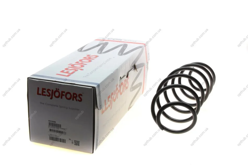 Пружина (передня) Citroen C3 1.4HDi 09- (xетчбек) (+AC) (-Start-Stop) (opt-om) LESJOFORS 4015688 (фото 1)