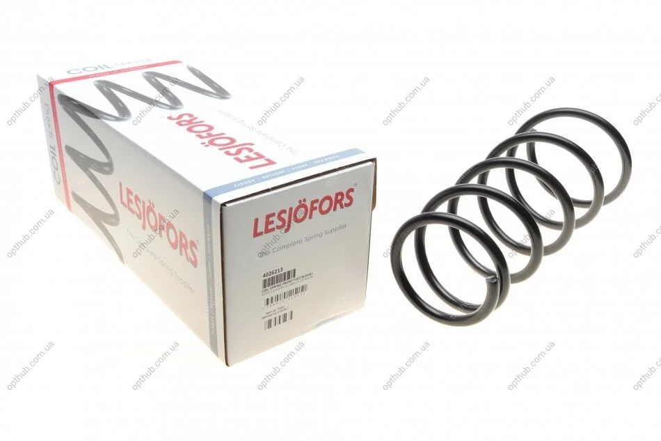 Пружина (передня) Fiat Sedici 1.6 16V 06-14 (SUV)/Suzuki SX4 1.6VVT 4х4 06- (накл.зад.ч.) (opt-om) LESJOFORS 4026213 (фото 1)