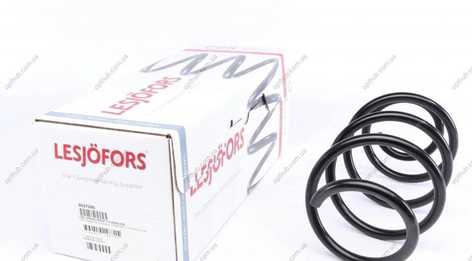 Пружина підв. передн. HYUNDAI,KIA (вир-во Lesjofors) LESJOFORS 4037280 (фото 1)