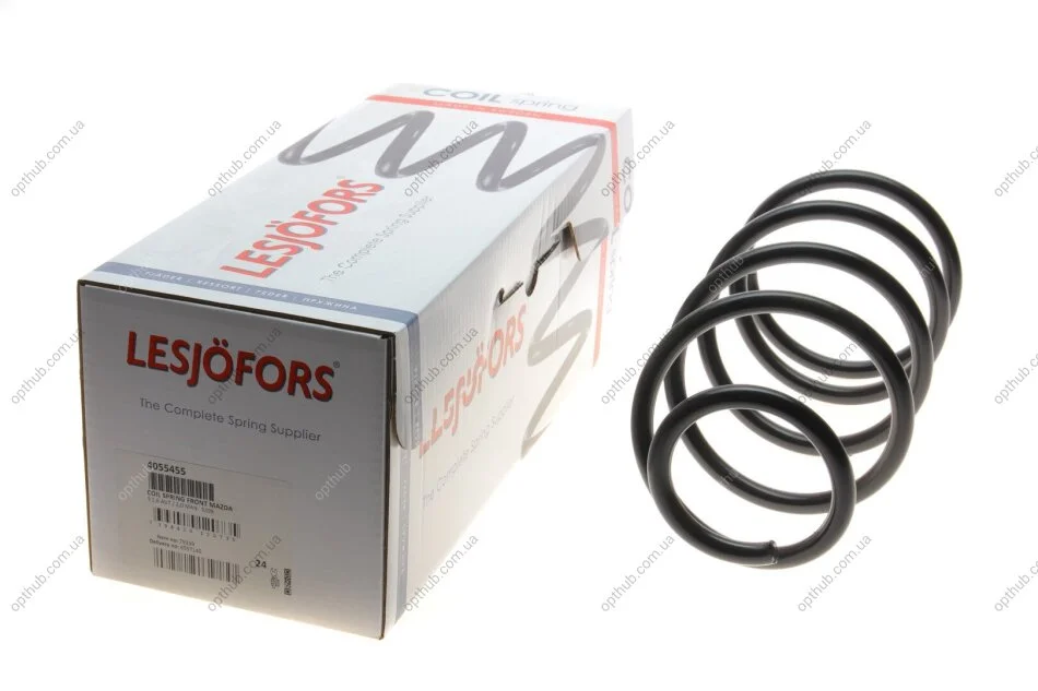 Пружина (передня) Mazda 3 1.6MZR АКПП/2.0MZR МКПП 08-14 (хетчбек/седан) (opt-om) LESJOFORS 4055455 (фото 1)