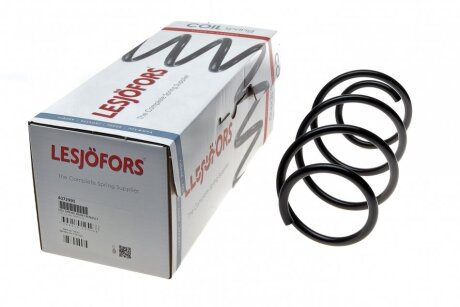 Пружина (передня) Renault Clio III 1.2/1.2 16V/Hi-Flex 05-10 (універсал/нах.зад.частина) (opt-om) LESJOFORS 4072990