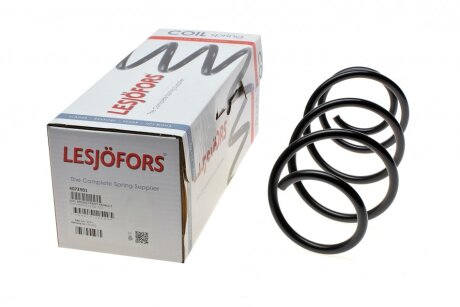 Пружина (передня) Renault Clio III 1.2/16V/Hi-Flex 05-14 (унив/накл.з.ч)/Modus 1.2/16V 10- (н (opt-om) LESJOFORS 4072991