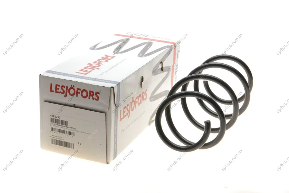 Пружина підв. передн. Volkswagen GOLF VII (5G1),Skoda OCTAVIA (A7, 5E5) (2012-20)(вир-во Lesjofors) LESJOFORS 4085732 (фото 1)