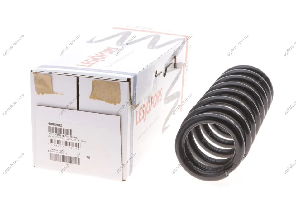 Пружини підвіски ПРУЖИНА ПЕРЕДНЯЯ SUZUKI GRAND VITARA XL-7 2,0 TD / 2,7 V6 01-05 -ua LESJOFORS 4088942 (фото 1)