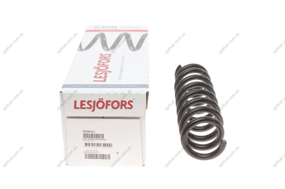 Пружина (задня) BMW 3 (F30/F80) 316-318i/d/325d/328i/330d/335i 11-18 (седан) (без спорт.х.ч.) (opt-om) LESJOFORS 4208491 (фото 1)