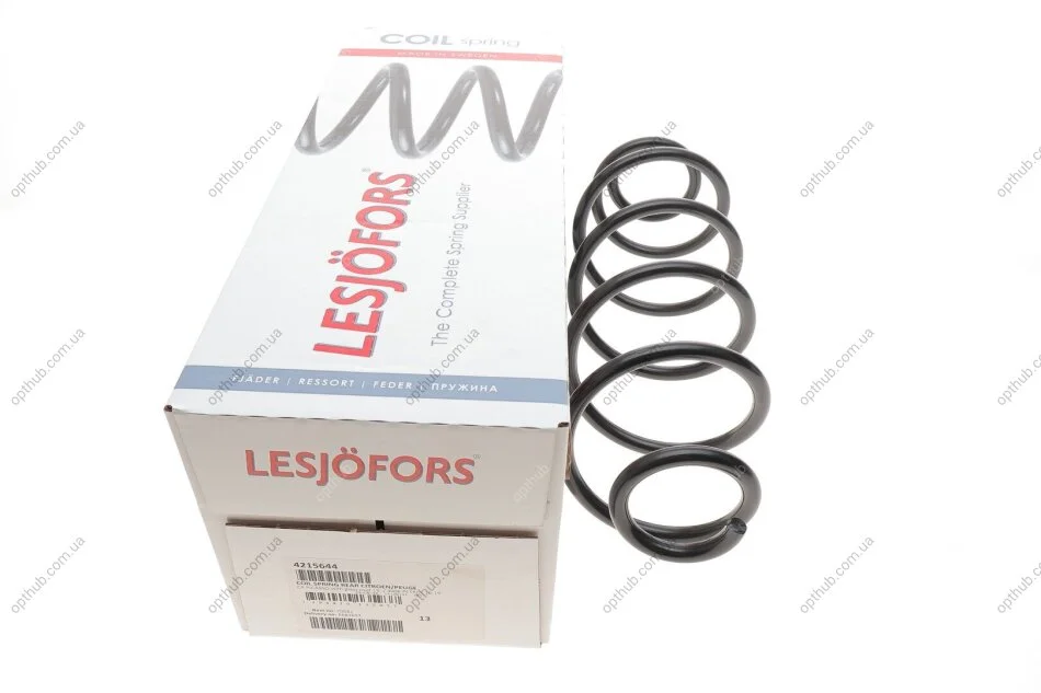 Пружина (задня) Citroen C4 1.6HDi/THP/VTi/2.0BlueHDi 13- (вен)/Peugeot 3008 1.2-1.6THP 16- (S (opt-om) LESJOFORS 4215644 (фото 1)