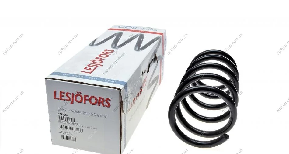 Пружини підвіски ПРУЖИНА ЗАДНЯЯ FORD SCORPIO/SCORPIO TURNIER С РЕГУЛИР ПОДВ 95-98 -ua LESJOFORS 4227551 (фото 1)