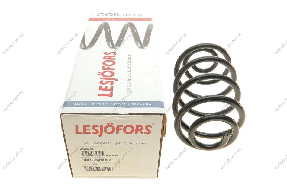 Пружина підв. задн. OPEL,VAUXHALL (вир-во Lesjofors) LESJOFORS 4263453 (фото 1)