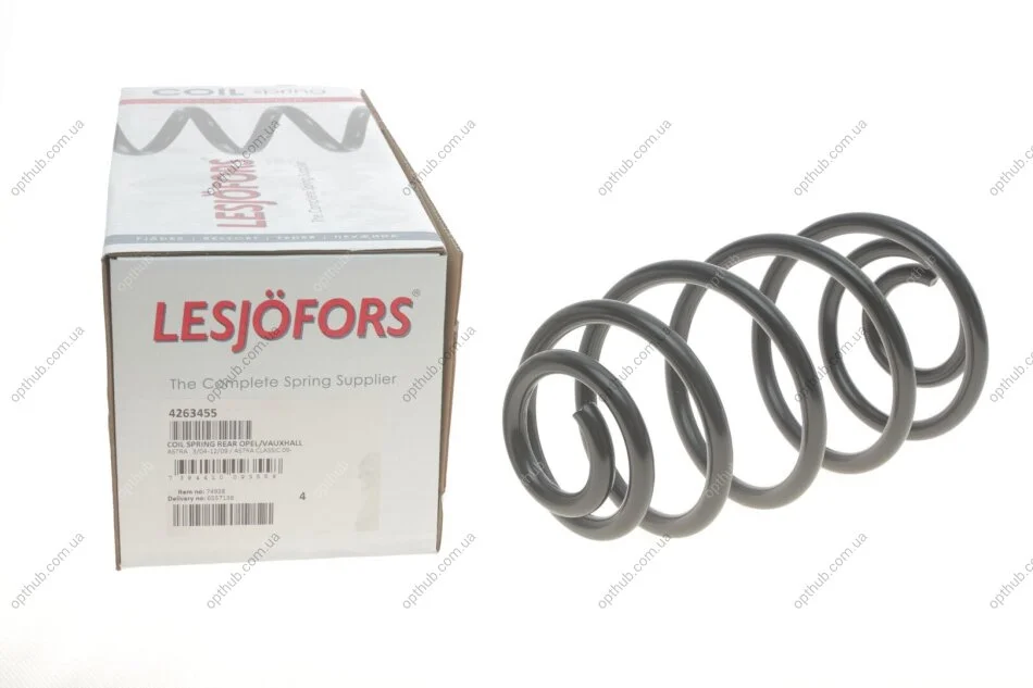 Пружина підв. задн. OPEL,VAUXHALL (вир-во Lesjofors) C.I.U LESJOFORS 4263455 (фото 1)