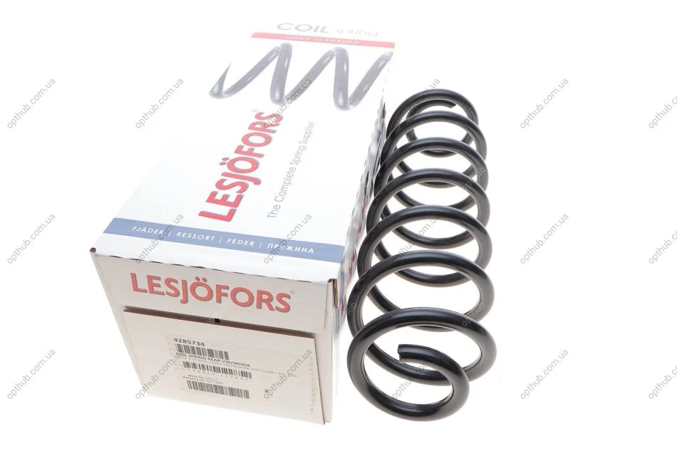 Пружина підв. задн. VW,SKODA (вир-во Lesjofors) LESJOFORS 4285734 (фото 1)