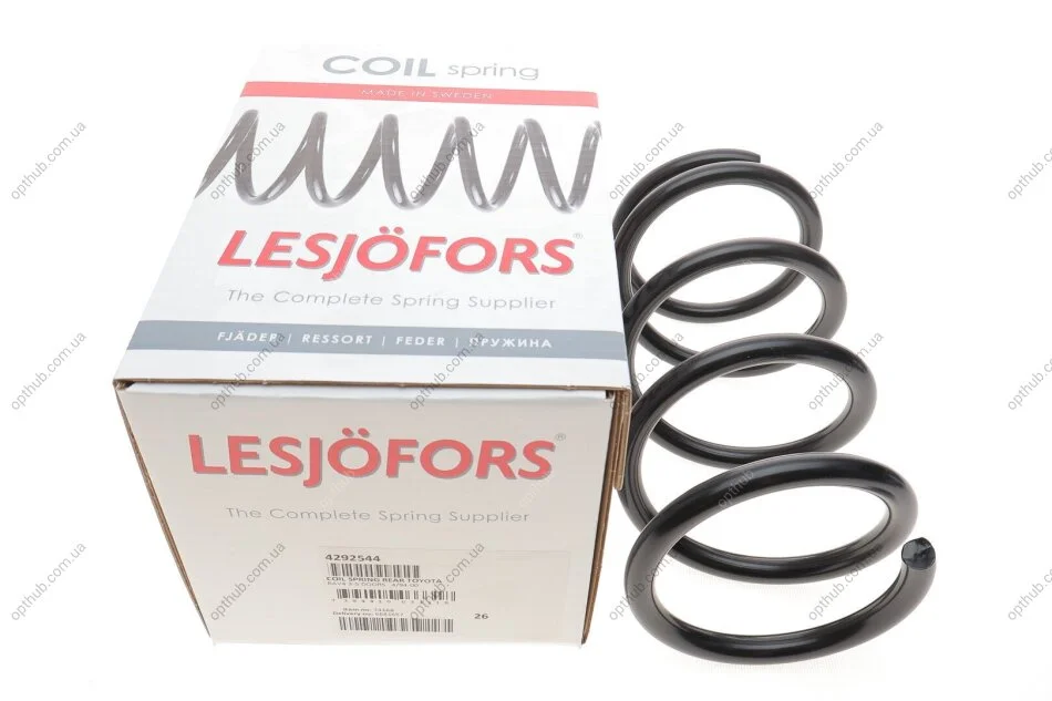 Пружини підвіски ПРУЖИНА ЗАДНЯЯ TOYOTA RAV4 3-5 DOORS 4/94-00 -ua LESJOFORS 4292544 (фото 1)