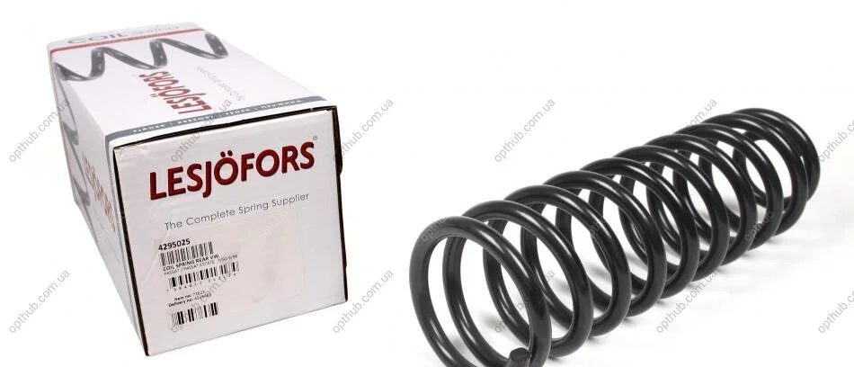 Пружина (задня) VW Passat B3/B4 1.6-2.0/1.9TD/TDI/2.8 VR6 92-96 (седан/універсал до -93) (opt-om) LESJOFORS 4295025 (фото 1)