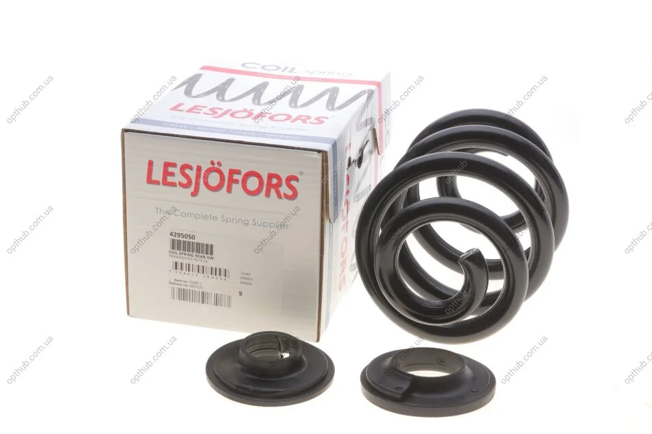 Пружина (задня) VW T5/T6/Multivan V/VI 1.9-2.0TDI/2.5TDI/3.2 V6 03- (фургон/з борт.пл)(з пост.діа UA63 LESJOFORS 4295050 (фото 1)