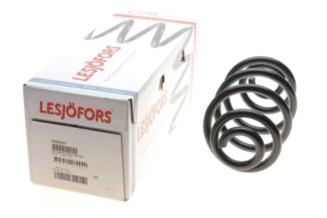 Пружина (задняя) VW Passat B5 1.6-2.0/1.8T/1.9TDI/2.3 VR5/2.5TDI/2.8 V6 96-05 (седан) (с пост. (opt-om) LESJOFORS 4295057