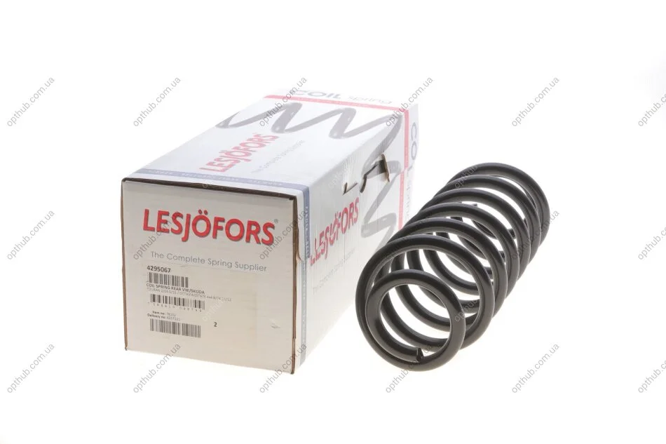 Пружина підв. задн. VW,SKODA (вир-во Lesjofors) LESJOFORS 4295067 (фото 1)