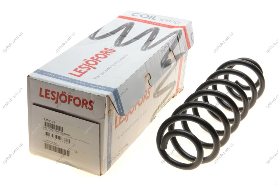 Пружини підвіски ПРУЖИНА ЗАДНЯЯ VW PASSAT 1,4 TSI/2,0 TSI GT 8/14- -ua LESJOFORS 4295133 (фото 1)