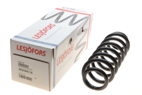 Пружина (задня) VW Tiguan 2.0TDI/Skoda Kodiaq 1.4-1.5TSI/2.0TDI 16- (SUV) (зі станд..ход.ч.) (opt-om) LESJOFORS 4295142