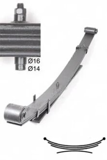 Ресора листова HYUNDAI H-1 VAN 10/98-1/05 ЗАДН -ua LESJOFORS 6137201