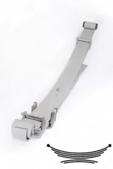 Ресора листова MITSUBISHI L200 PICK-UP 11/05- ЗАДН -ua LESJOFORS 6159212