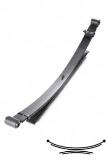 Ресора листова NISSAN NAVARA/KING CAB/PICK-UP/NP300/HARDBODY D22 4WD 2/98- ЗАДН LESJOFORS 6162014