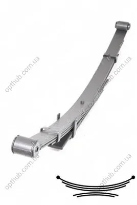 Ресора листова TOYOTA HILUX 4WD KUN25/KUN26 10/08- ЗАДН LESJOFORS 6192534 (фото 1)