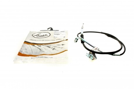 Трос ручника (задній) (L) Audi A6 97-05 (1958/1705 мм) (opt-om) LINEX 03.01.38