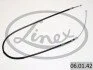 Трос ручного гальма LINEX 06.01.42 (фото 1)
