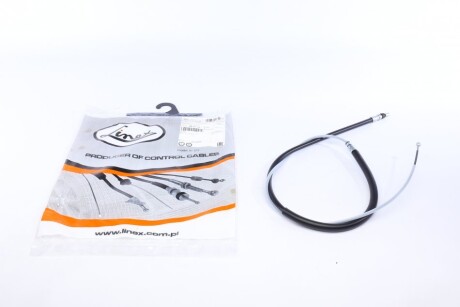 Трос ручника (задний) BMW 3(F30/F80)/3(F31)/4(F32/F82)/(F36) 11- (1585/790mm) (opt-om) LINEX 06.01.49