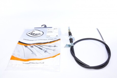 Трос ручника (задній) (L) Peugeot 4007/Mitsubishi Outlander II 06- (1627mm) UA63 LINEX 09.01.87