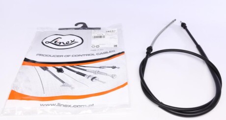 Трос ручника (задний) Dacia Duster 1.2TCe-1.6 16V 10- (1787/1561mm) (opt-om) LINEX 10.01.08