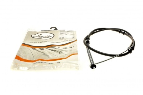 Трос ручника (задній) Fiat Doblo 1.6 02- (2137/1837mm) (opt-om) LINEX 14.02.56
