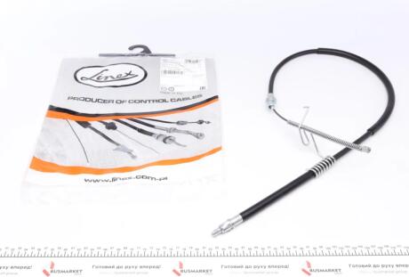 Трос ручника (задній) Ford Transit 00-06 (1263/971мм) UA63 LINEX 15.01.83