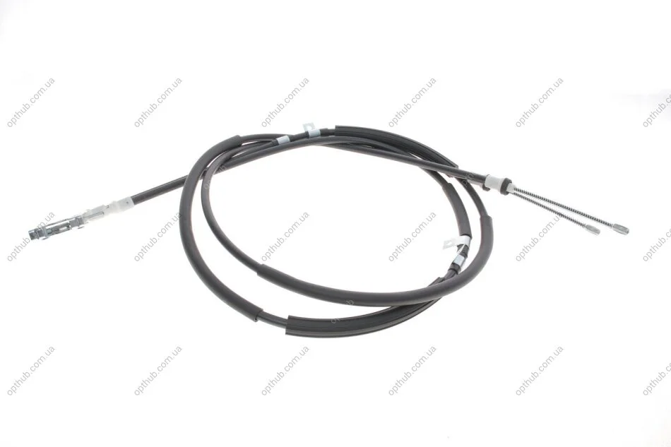 Трос ручника (задній) Ford Connect 02- (-ABS) (низька база) (барабанний гальм) (opt-om) LINEX 15.01.93 (фото 1)